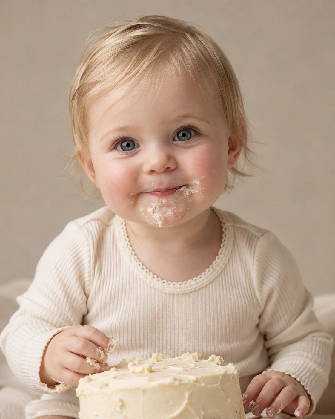 direct portrait with icing marks